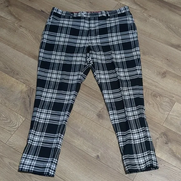 Paisley & Gray Slim Fit Dress black and white Pants size 36x32 - Picture 2 of 11